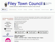 Tablet Screenshot of fileytowncouncil.co.uk